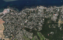 vue aerienne SAINT TROPEZ